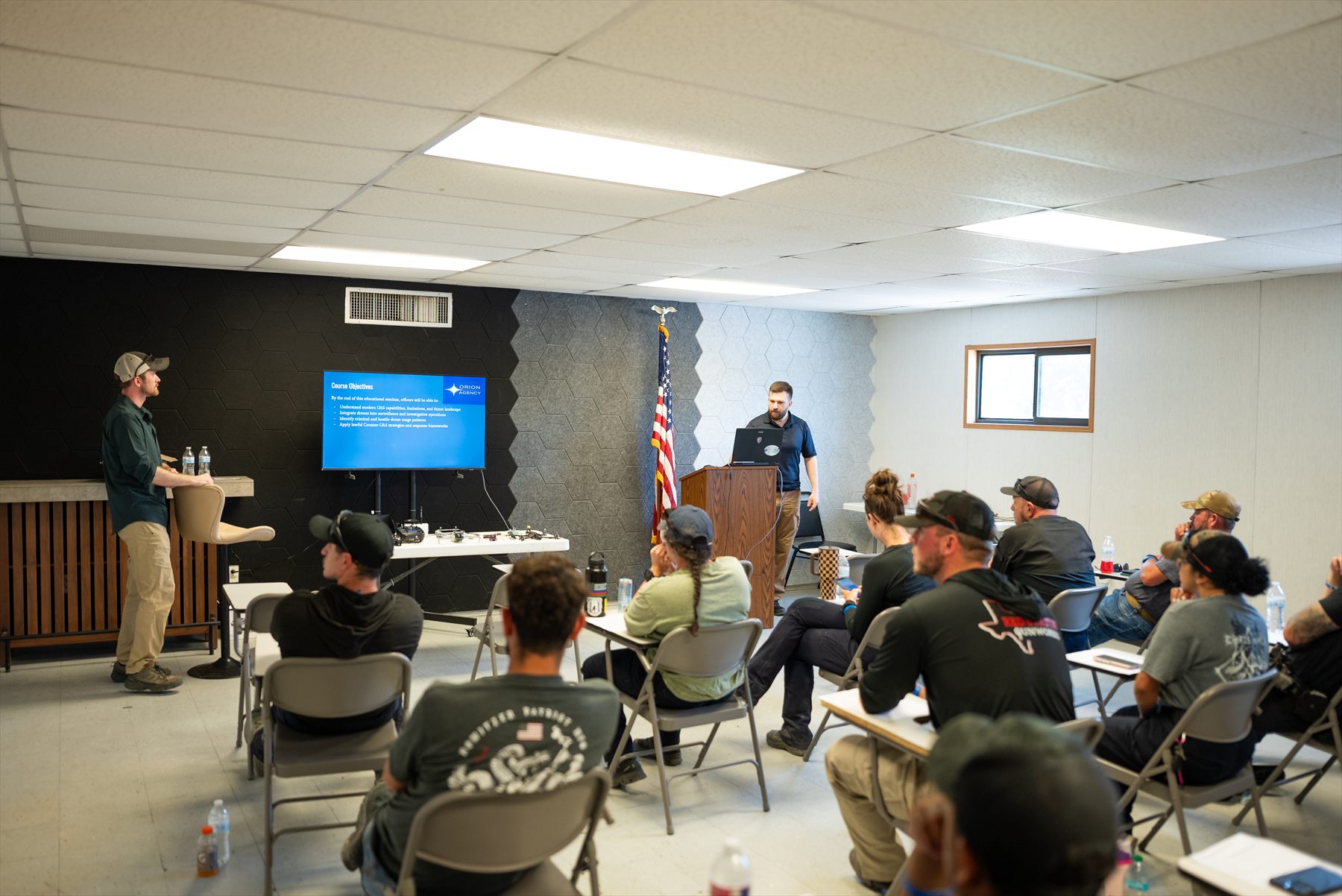 ODPA instructor leading mission-focused drone training